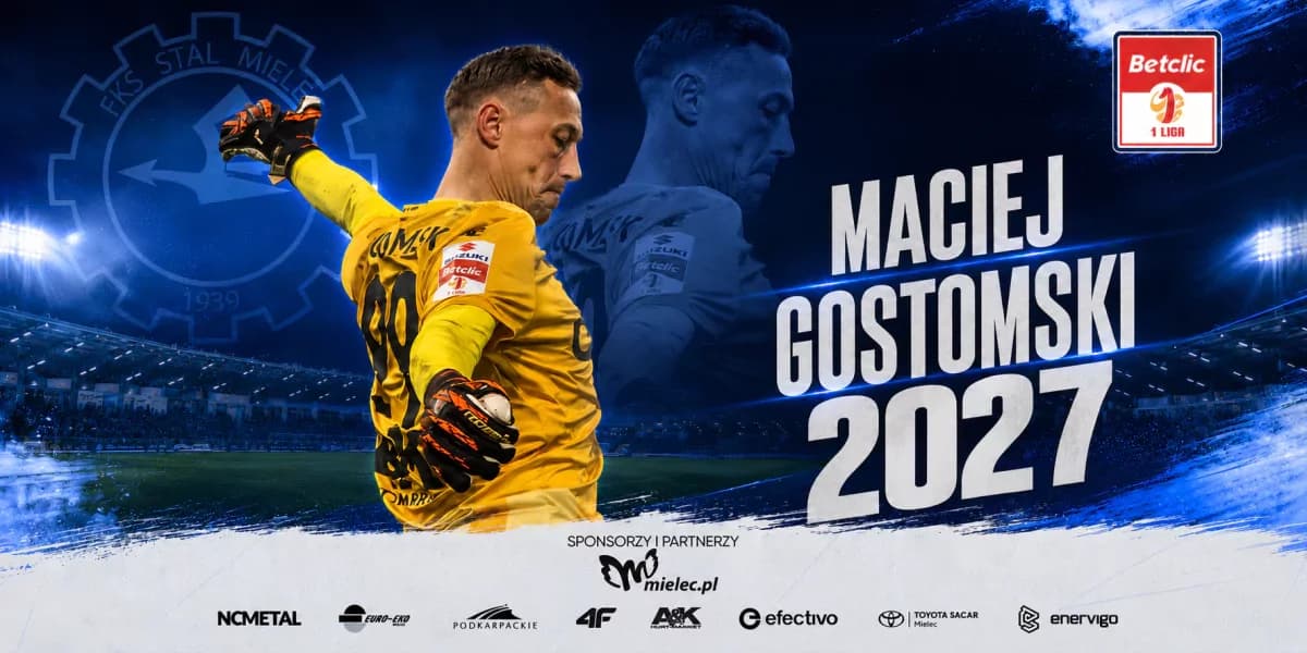 Maciej Gostomski zostaje w Stali Mielec na sezon 2026/2027