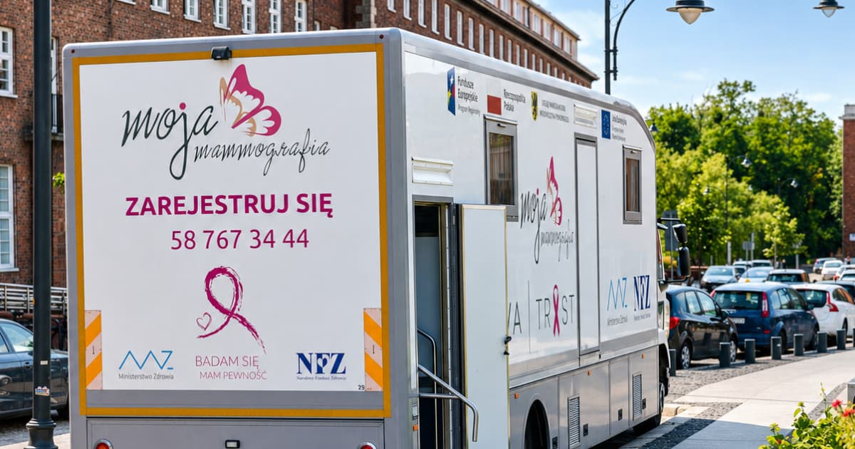 Mammobus rusza w powiat słupski. Bezpłatne badania w 4 miejscowościach