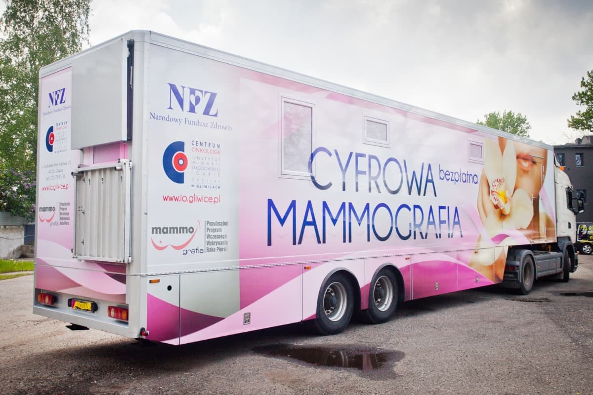 Mammografia. Terminy badań w mammobusie na rynku w Żorach