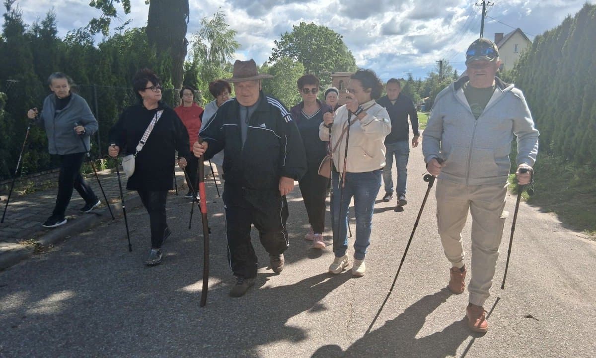 Marsz seniorów z Gminy Chojnice