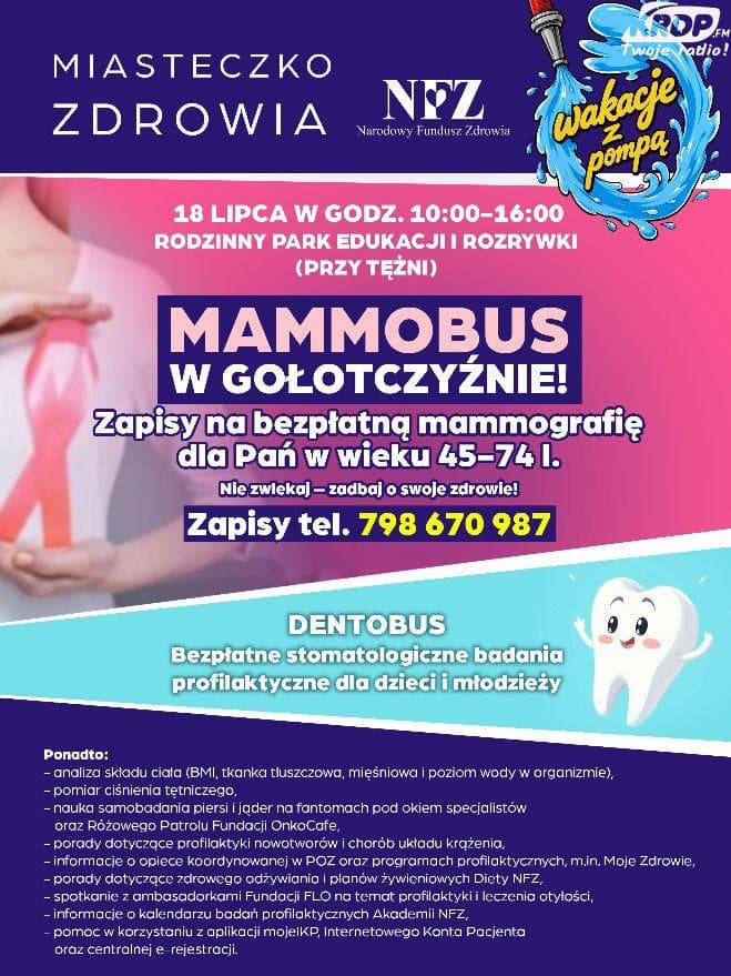 Miasteczko Zdrowia w Gołotczyźnie otworzy swoje podwoje już w sobotę 18 lipca