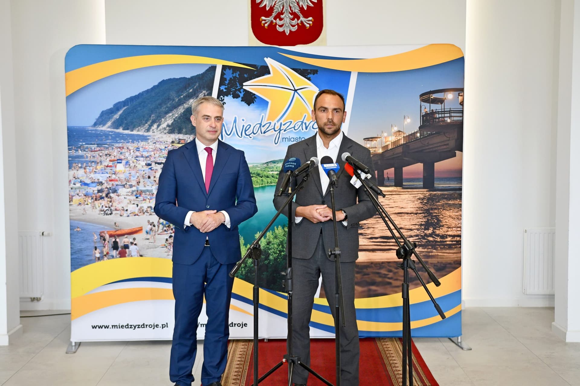Minister cyfryzacji Krzysztof Gawkowski w Międzyzdrojach