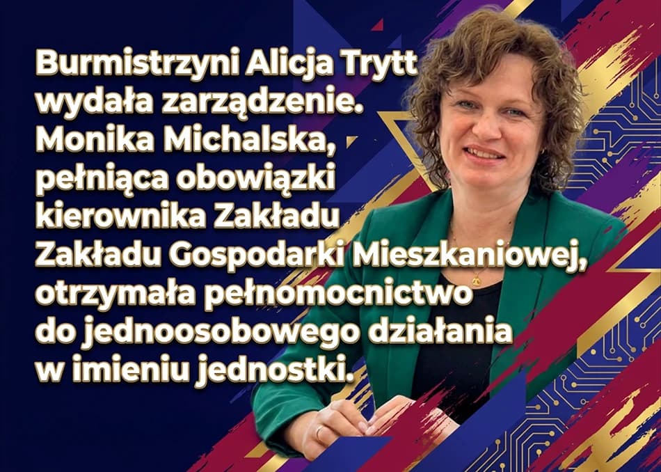 Monika Michalska pełni obowiązki kierownika ZGM w Wągrowcu