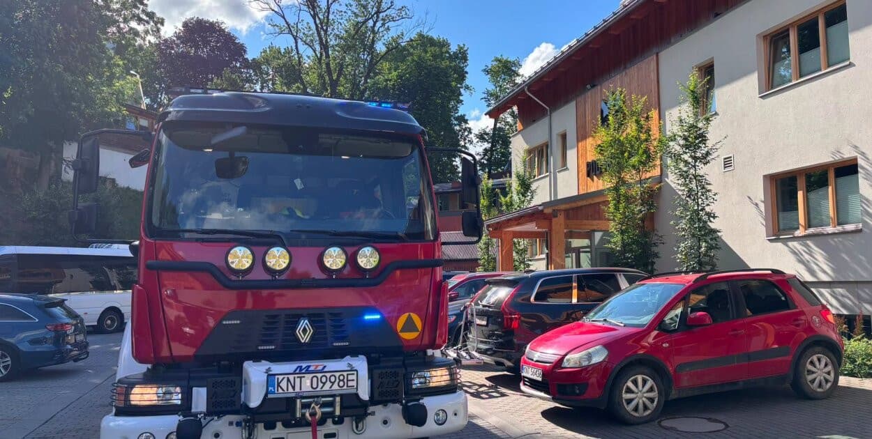 Monitoring postawił strażaków na nogi