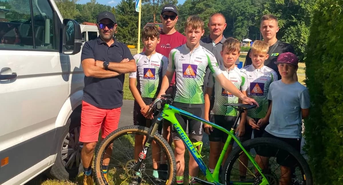 Mrągowscy kolarze wystartowali w mistrzostwach Polski MTB. Leon Bednarek tuż za czołową piątką
