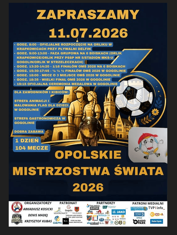 Mundial po opolsku – 48 drużyn i 104 mecze w jeden dzień