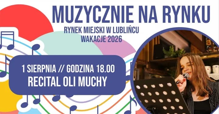 Muzycznie na rynku - Lubliniec szykuje letni wieczór z głosem Aleksandry Muchy