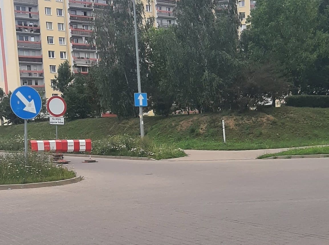 N Duże utrudnienia na Fortecznej i tak będzie do końca wakacji