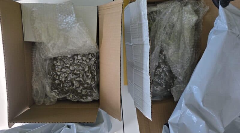 NA SYGNALE Marihuana w przesyłkach kurierskich
