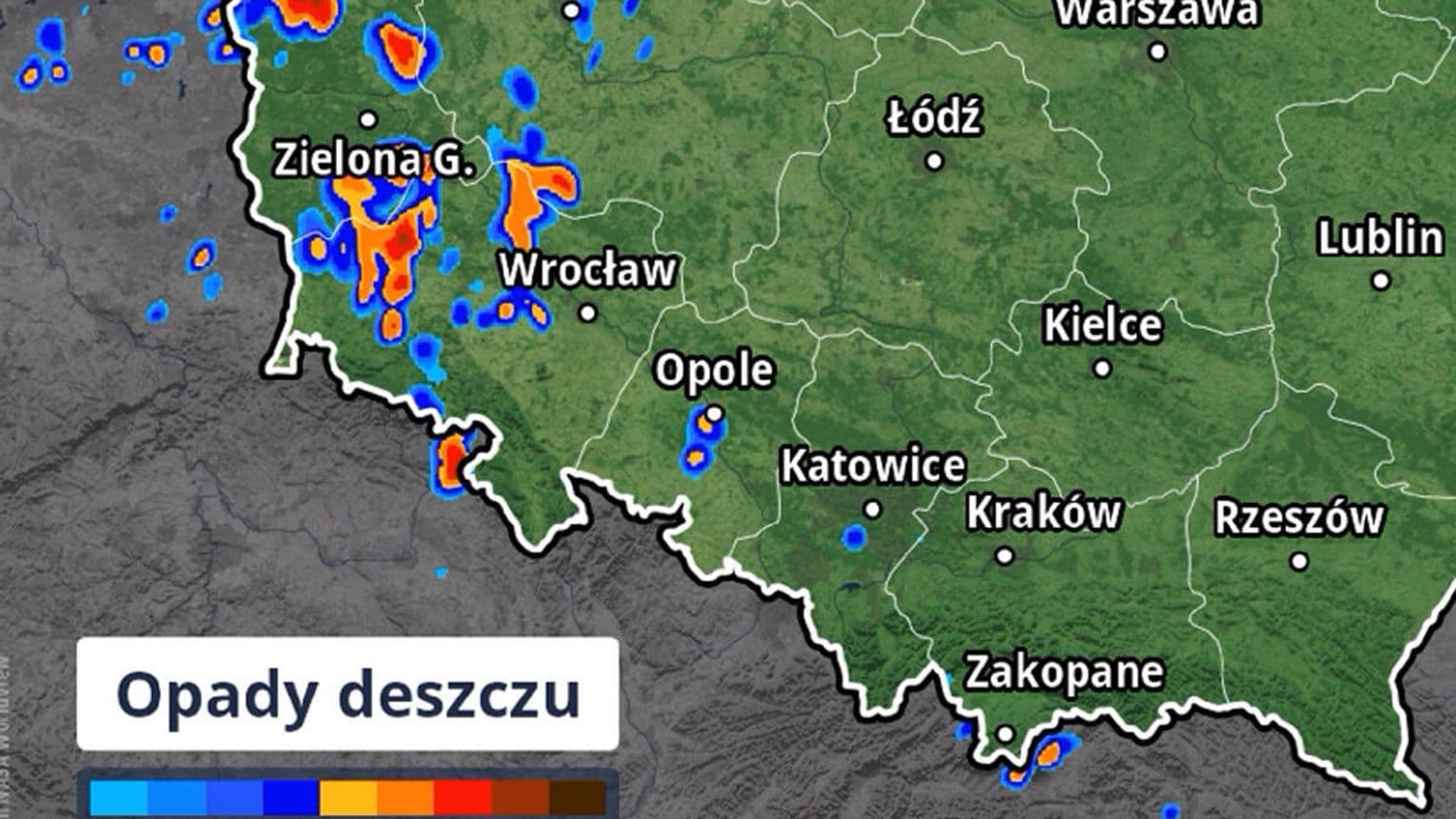 Nadchodzi załamanie pogody. Front uderzy w region w samo południe