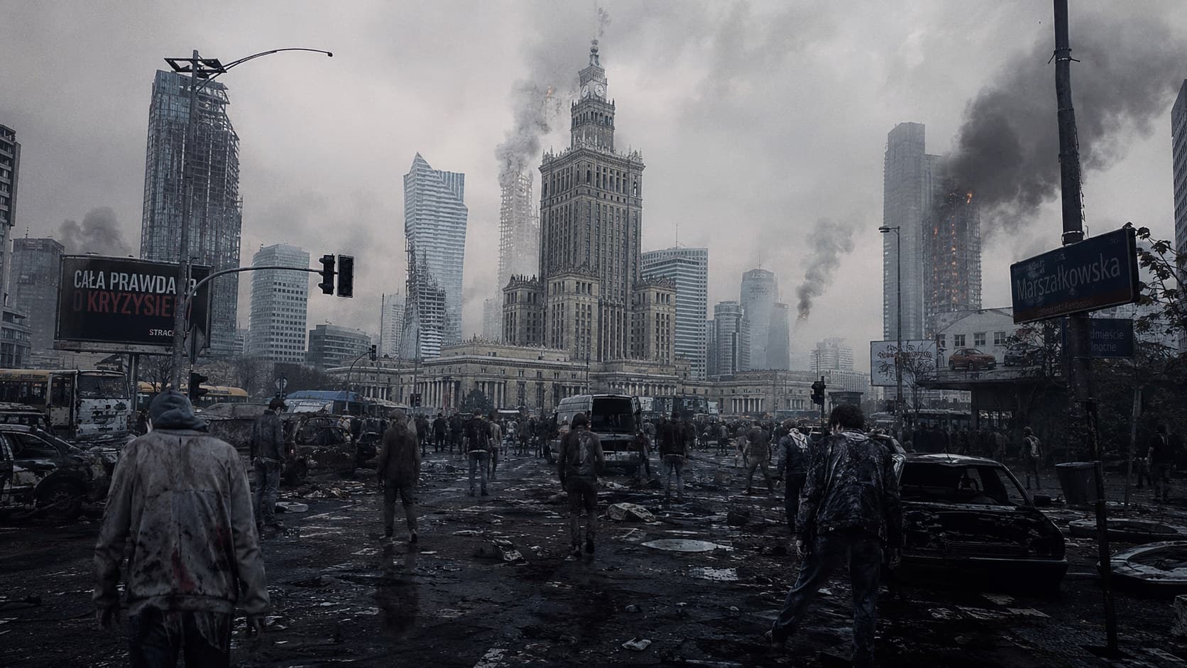 Najbezpieczniejsze miejsce w Warszawie na apokalipsę zombie. Zaskakująca odpowiedź AI