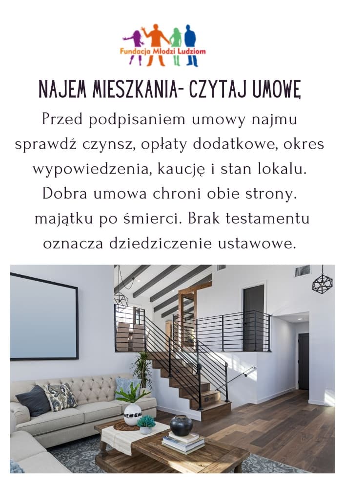 Najem mieszkania - czytaj umowę