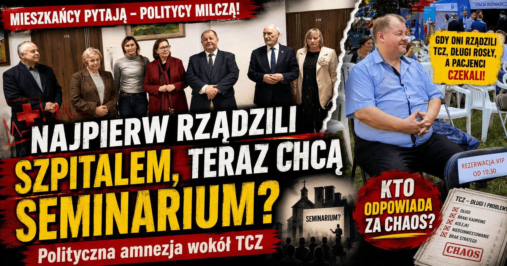 Najpierw doprowadzili TCZ do ściany, teraz chcą seminarium z podstaw. Polityczny kurs dla spóźnionych uczniów