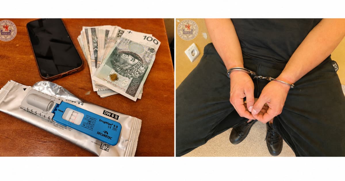 Narkotyki, sądowy zakaz i ucieczka. 30-latek stanie przed sądem.