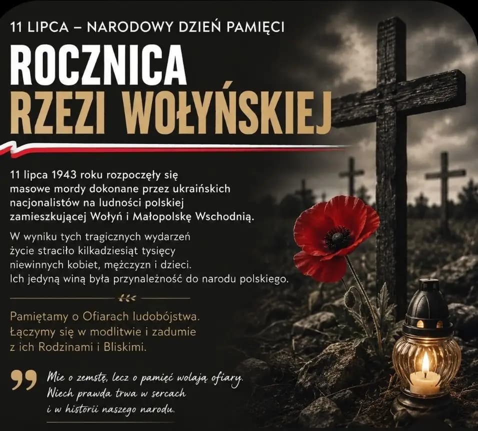 Narodowy Dzień Pamięci Ofiar Rzezi Wołyńskiej – 83. rocznica tragedii