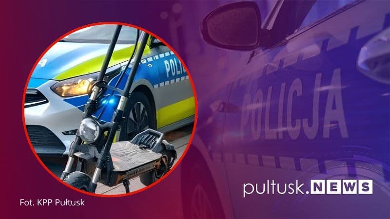 Nastolatkowie zatrzymani na hulajnogach. Rodzice zostali ukarani