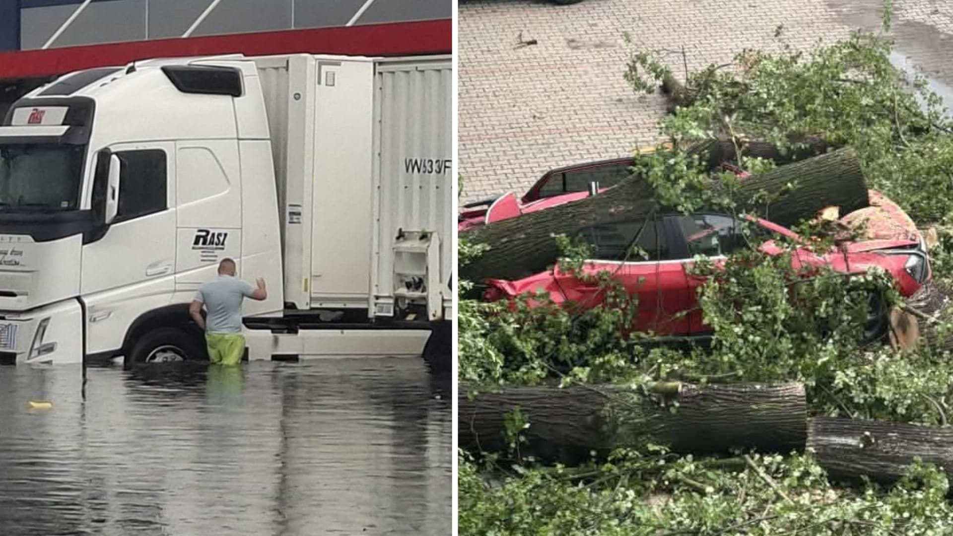 Nawałnica na Dolnym Śląsku! Zawalona ściana fabryki i zerwane dachy