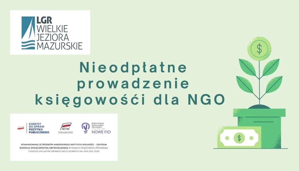 Nieodpłatna księgowość dla NGO z Warmii i Mazur. Jest pomoc nawet na 17 miesięcy
