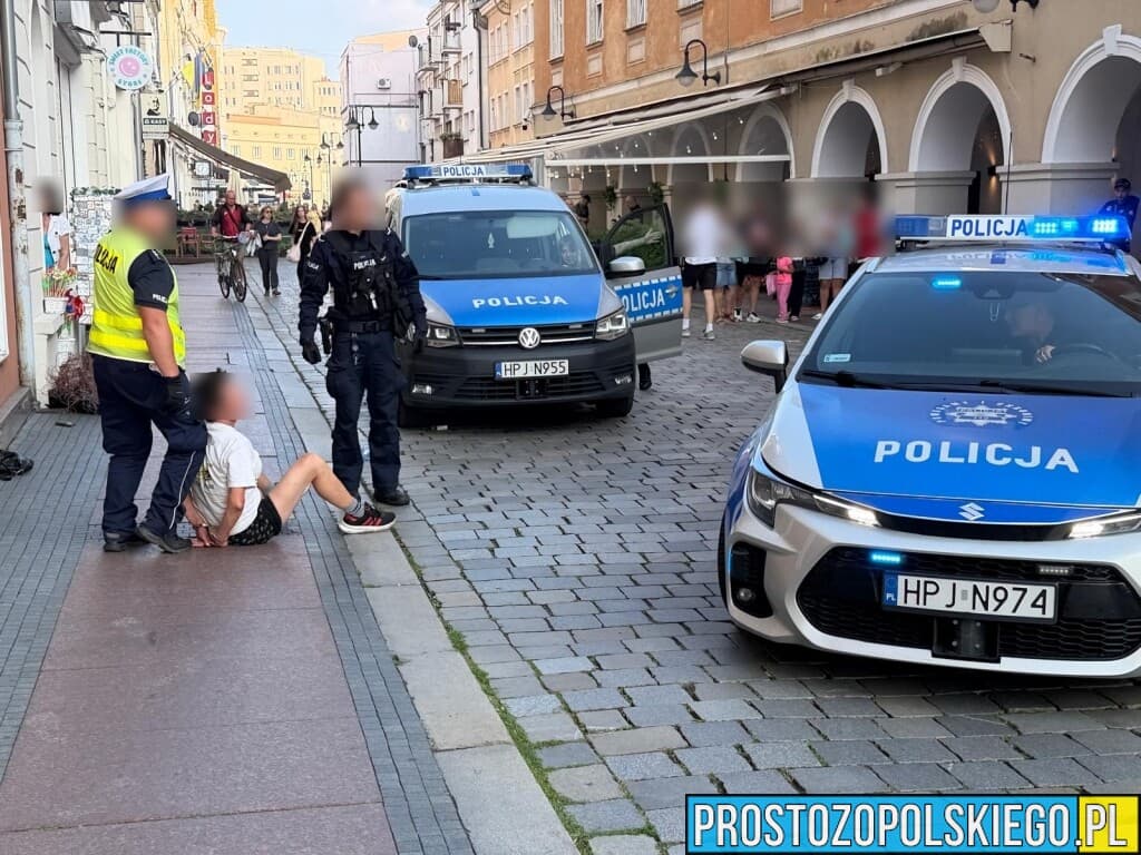 Nietrzeźwa 42-latka zatrzymana w centrum Opola. Odpowie za dwa wykroczenia