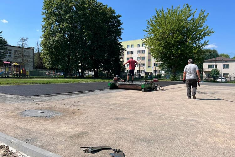 Nowe boisko przy Szkole Podstawowej nr 3 w Zamościu