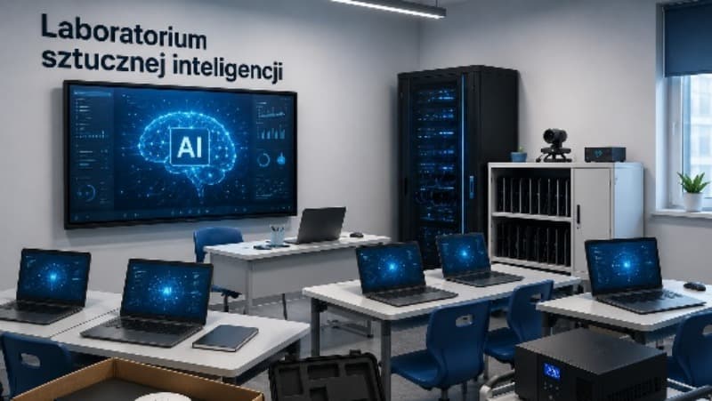 Nowe laboratorium AI w Szkole Podstawowej w Przykonie