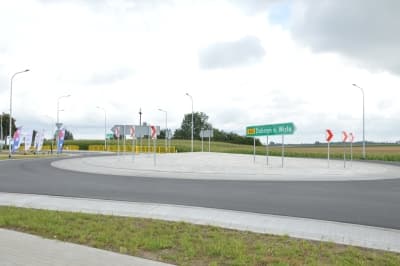 Nowe rondo w Dyblinie i przebudowana droga wojewódzka nr 558 oficjalnie otwarte