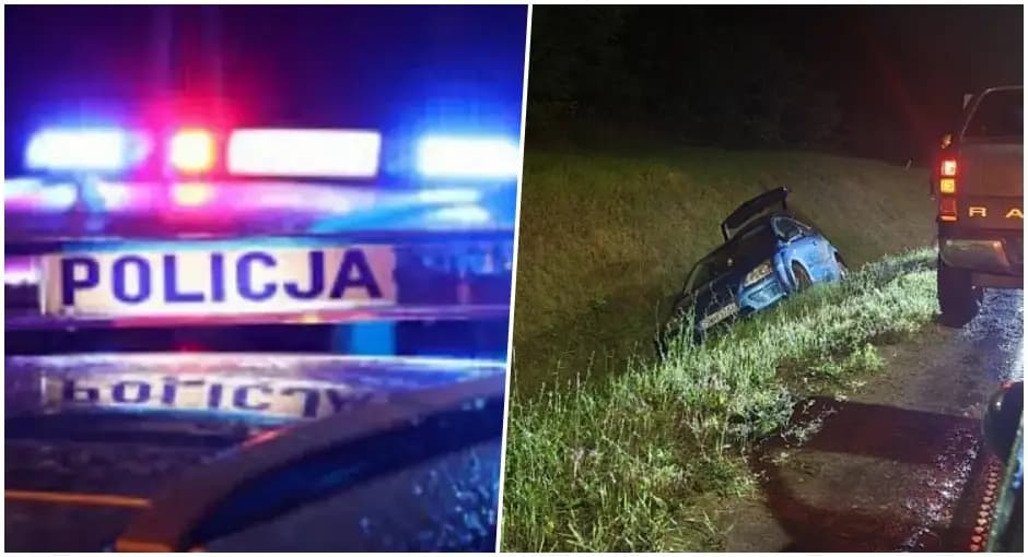 Nowe Szaleniec na obwodnicy. Zepchnął kierowcę do rowu i uciekł