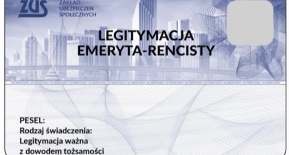 Nowe wzory legitymacji emeryta-rencisty