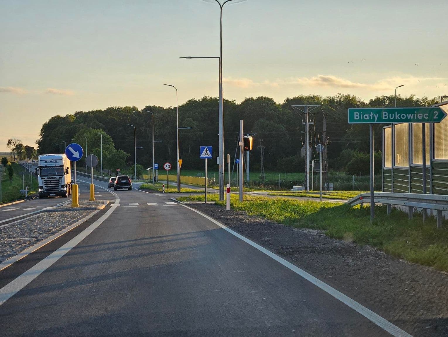 Nowy fotoradar na DK22 w Miradowie już działa