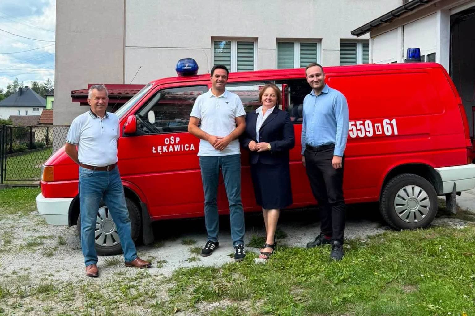 Nowy mikrobus trafi do OSP w Łękawicy. Jednostka otrzymała 120 tys. zł dotacji