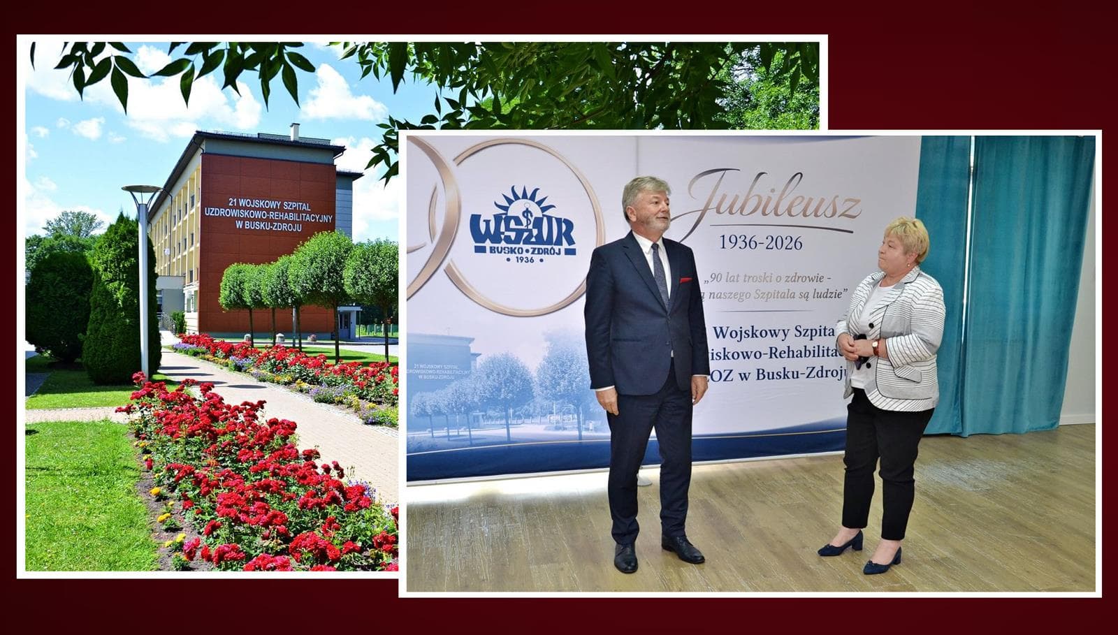 Nowy rozdział dla 21 Wojskowy Szpital Uzdrowiskowo-Rehabilitacyjny SP ZOZ w Busku-Zdroju. Pani Mariola Marchewka objęła stery placówkika
