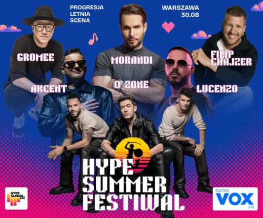 "Numa numa yey" i "Danza Kuduro" na żywo! Hype Summer Festiwal 2026 rozkręci Warszawę do maksimum