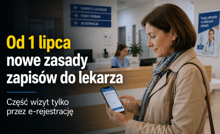 Od 1 lipca pacjenci zapiszą się do lekarza na nowych zasadach. Rusza ważny etap e-rejestracji