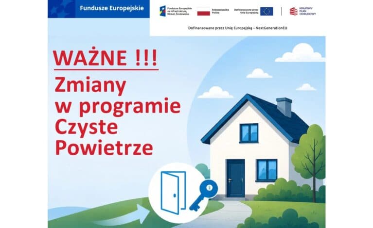 Od 20 lipca łatwiej o dotację z programu „Czyste Powietrze”. Wyższe wsparcie i więcej czasu na inwestycję