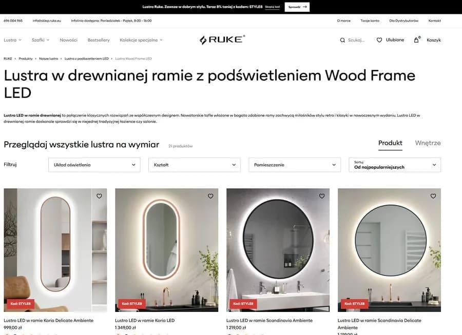 Od przedpokoju po sypialnię – jak wybrać lustro w drewnianej ramie dopasowane do każdego pomieszczenia?