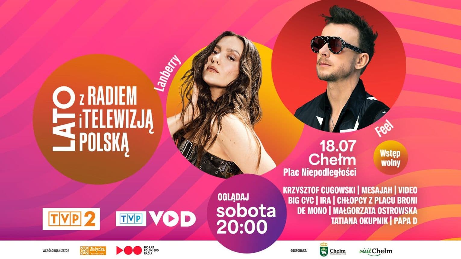 Od śniadania do nocy w blasku jupiterów. Chełm przejmuje antenę TVP i Polskiego Radia
