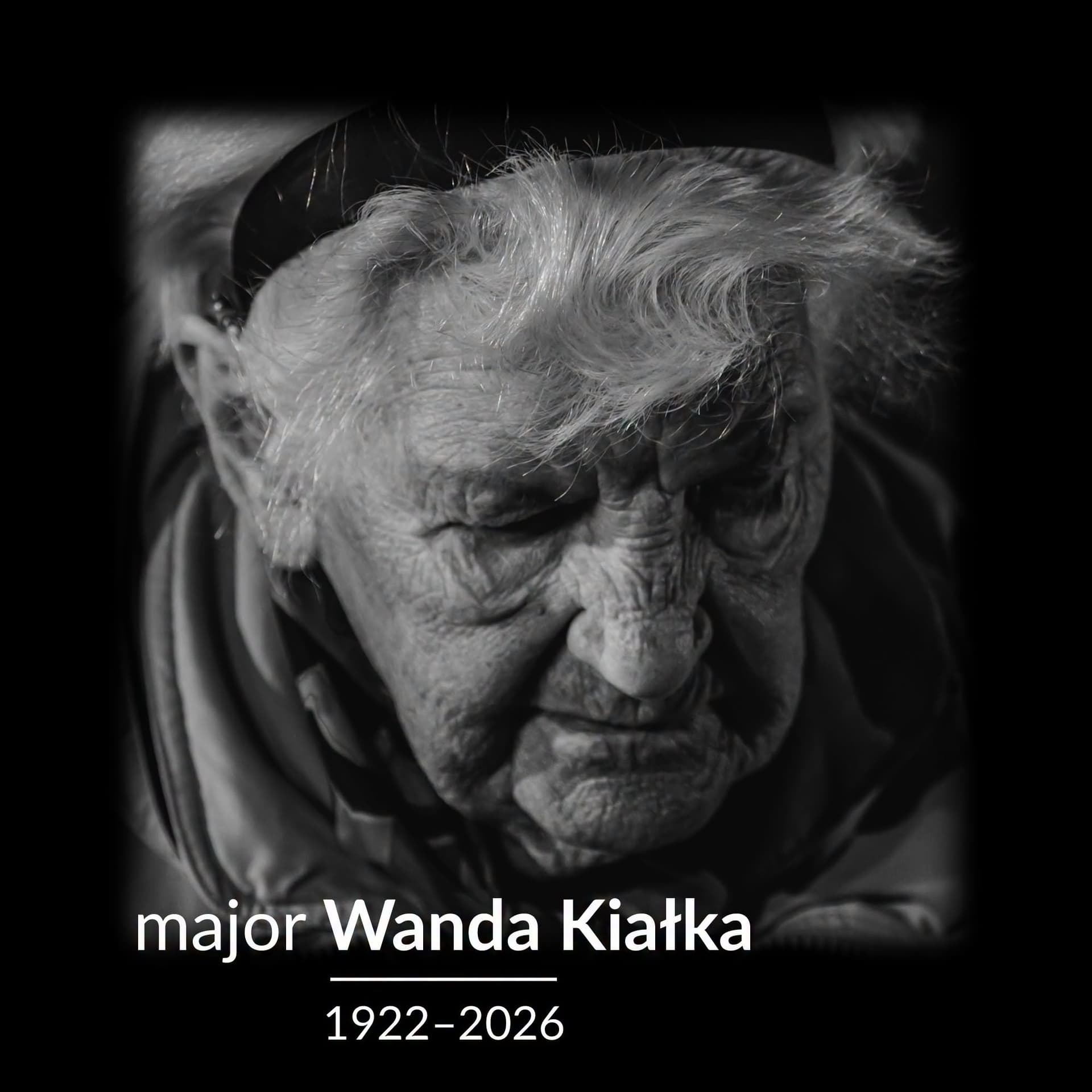 Odeszła major Wanda Kiałka – niezłomna bohaterka Armii Krajowej
