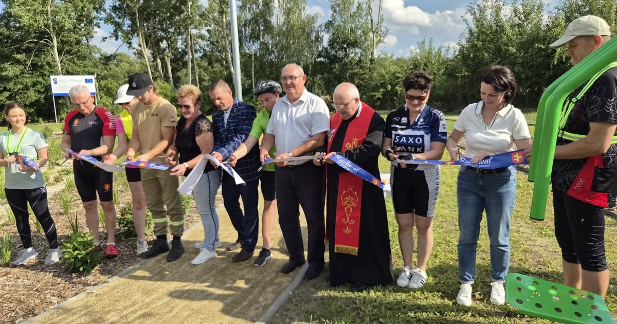 Ogród deszczowy w Święci oficjalnie otwarty