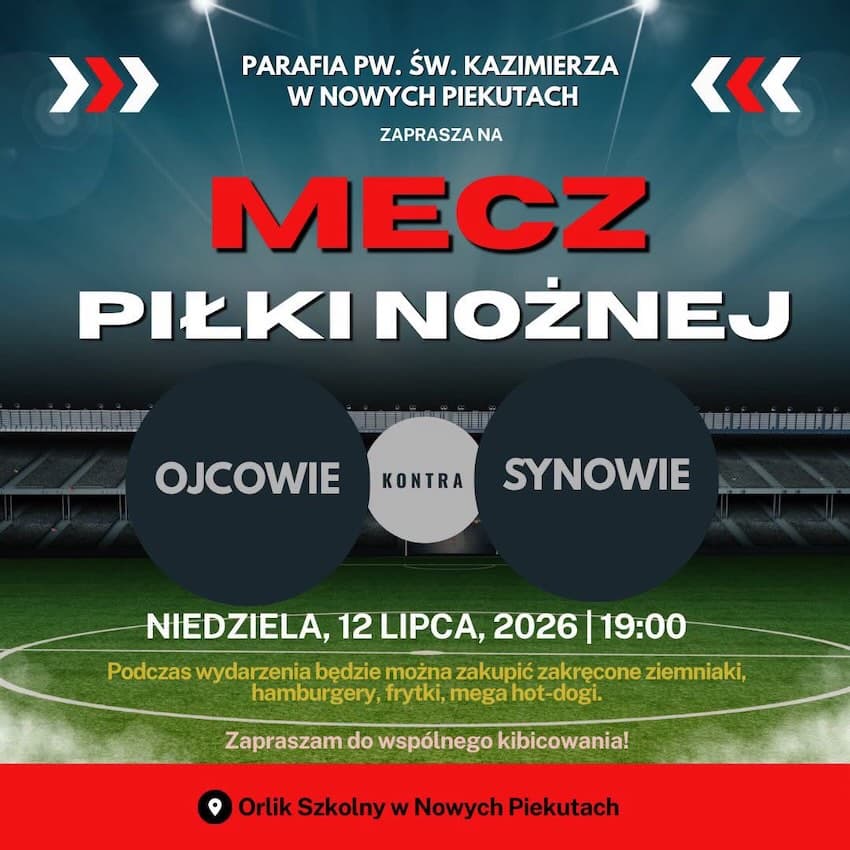 Ojcowie kontra synowie. Nietypowy mecz w Nowych Piekutach