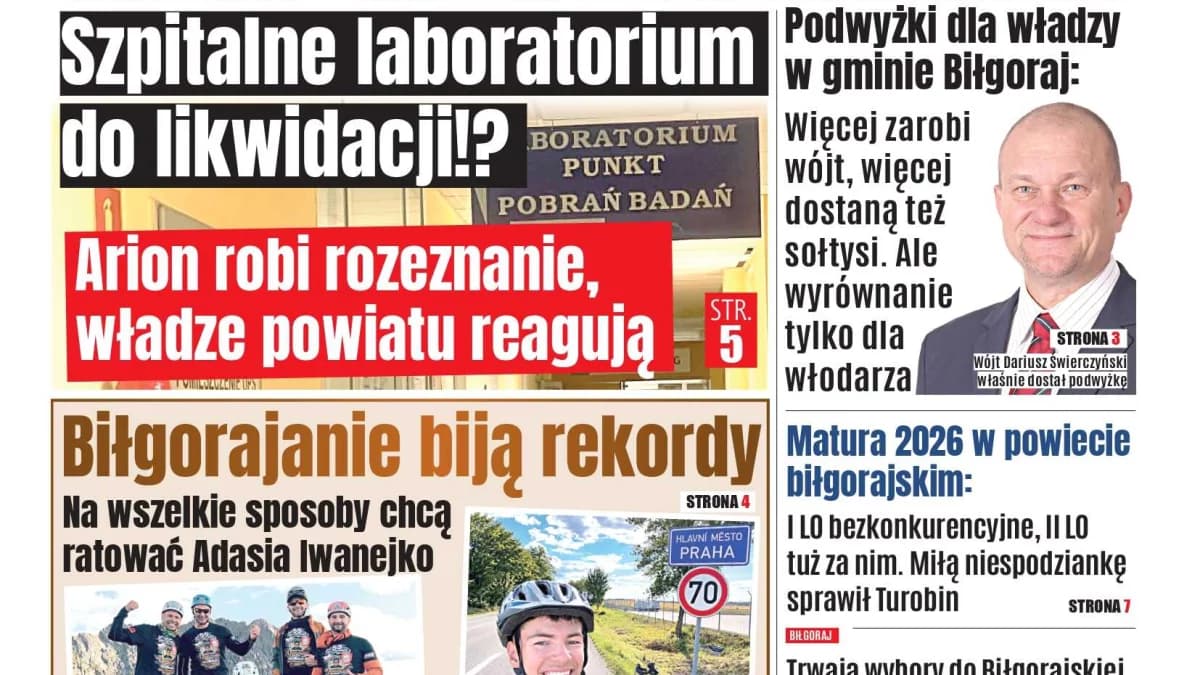 OKŁADKANowa Gazeta Biłgorajska nr 28/2026 r