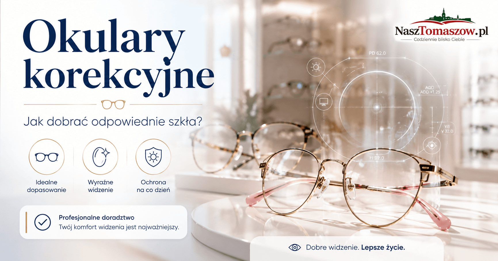 Okulary korekcyjne – jak dobrać odpowiednie szkła?