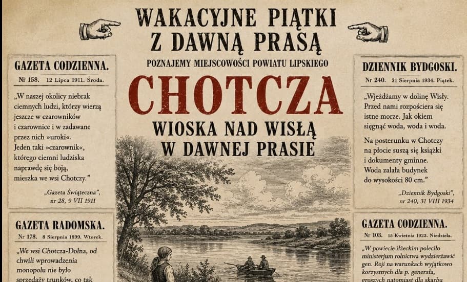 Opowieści z Chotczy — o trzeźwych gospodarzach, zawstydzonym „czarowniku”, biedzie i dziewczynce znad Wisły, która uczyła kochać Polskę