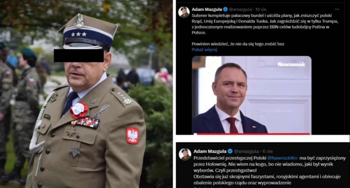 Oskarżony Adam M. Nyski pułkownik stanie przed sądem 22