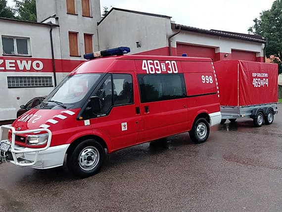 OSP Golczewo z nowym wyposażeniem. Przyczepka pożarnicza wzmocni gotowość strażaków