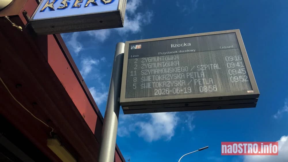 Ostrowiec Św.: Elektroniczne tablice nie tylko z rozkładami jazdy? MZK potwierdza taką możliwość