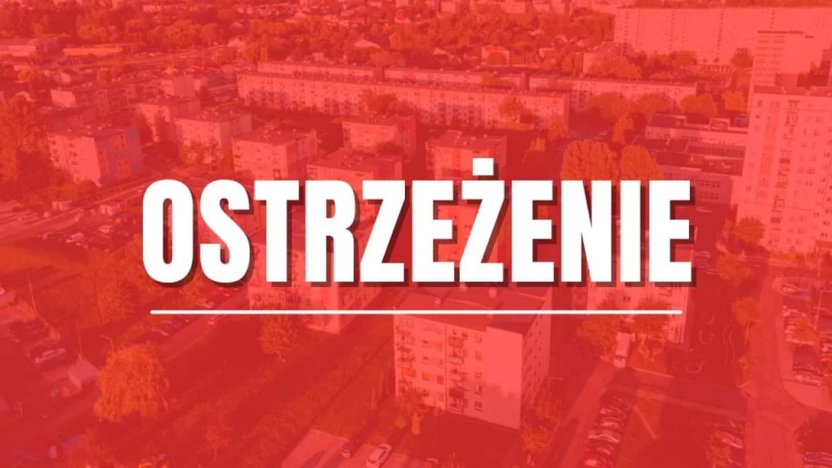 Ostrzeżenie dla części województwa mazowieckiego. Może być groźnie