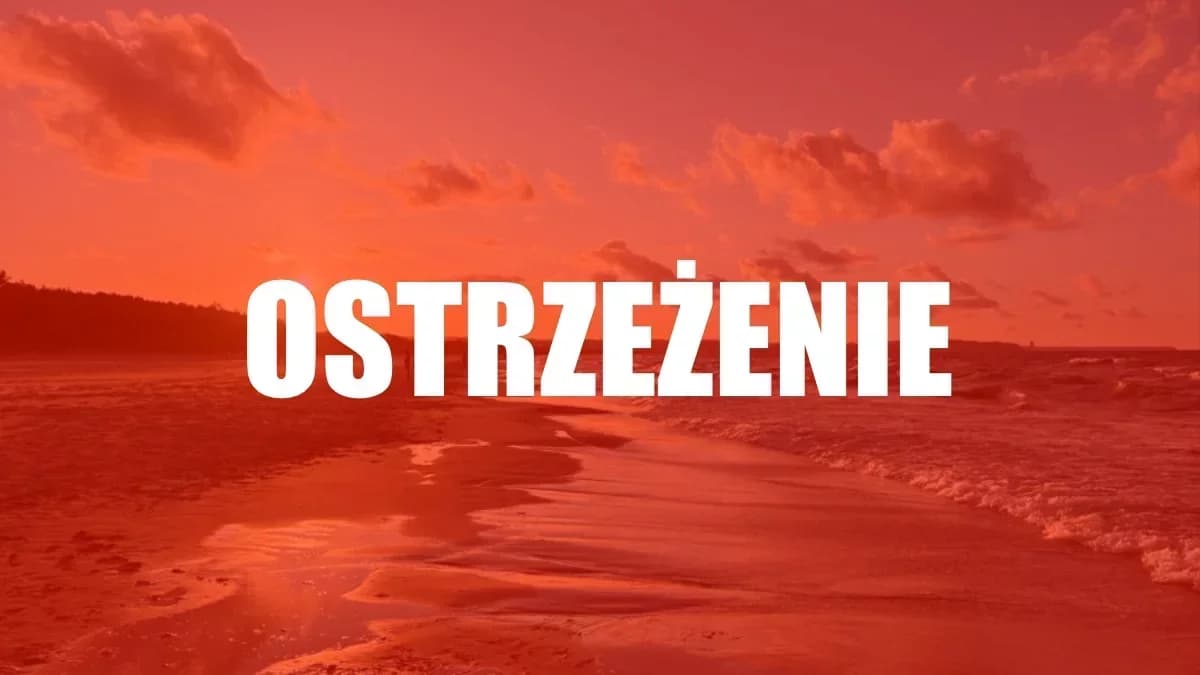 Ostrzeżenie pierwszego stopnia dla Gdańska i okolicy