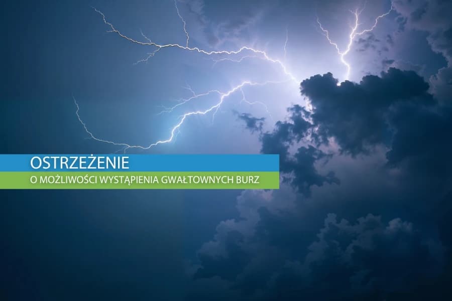 Ostrzeżenie przed burzami dla Szczecina. Możliwe silny wiatr, ulewy i grad