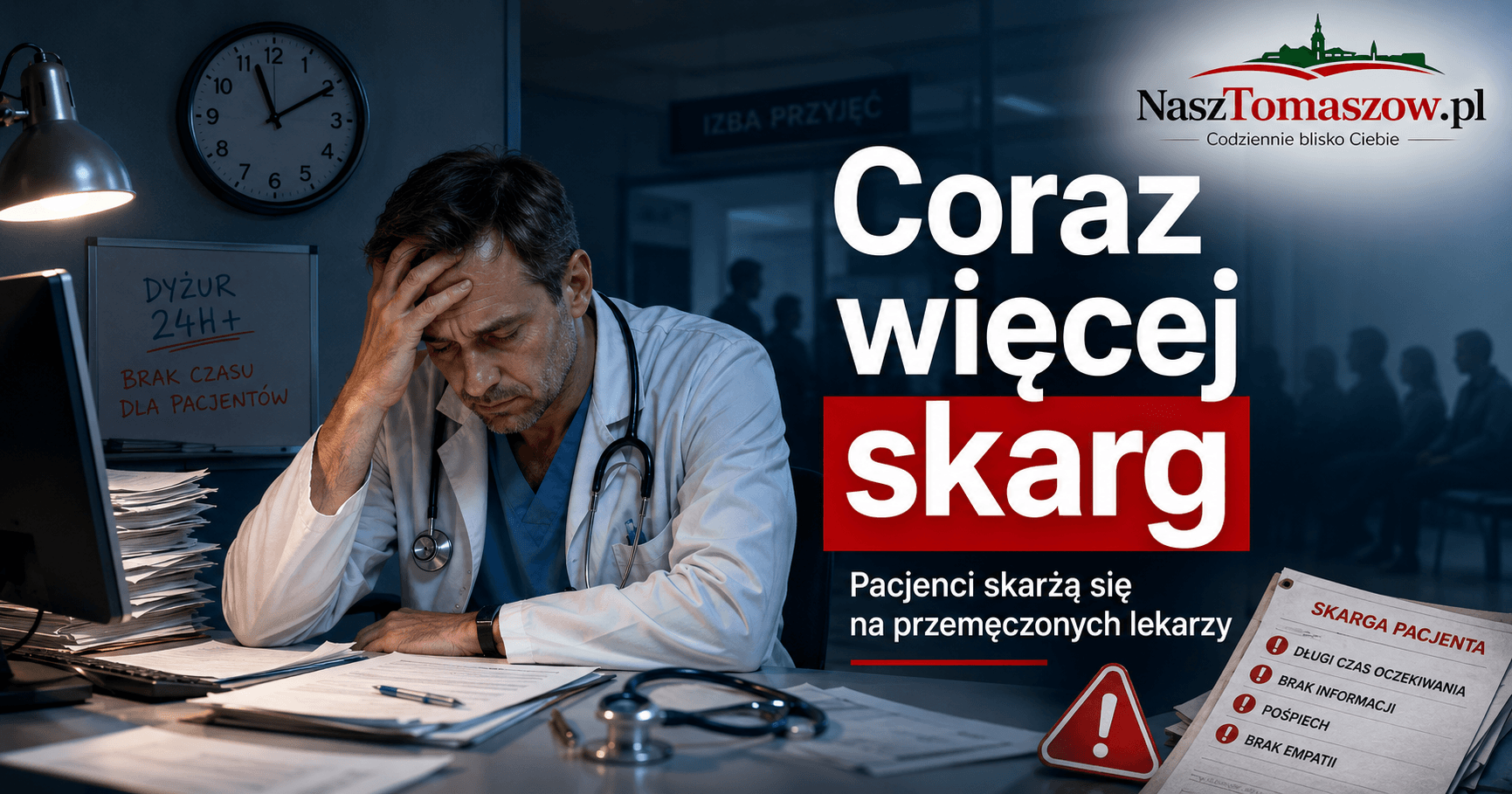 Pacjent kontra system zmęczony do granic. Rośnie liczba skarg na lekarzy