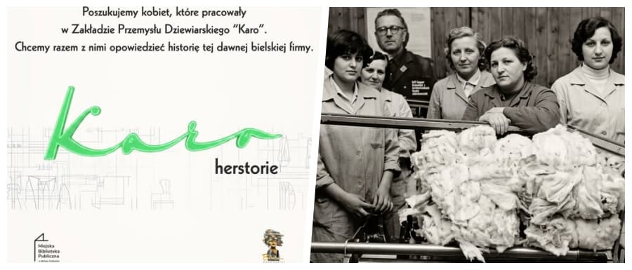 Panie pracujące w bielskim Karo poszukiwane. Biblioteka zbiera wspomnienia - herstorie